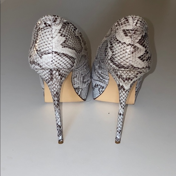 Liliana sky high platform peep toe heels sz 8 - Picture 5 of 7